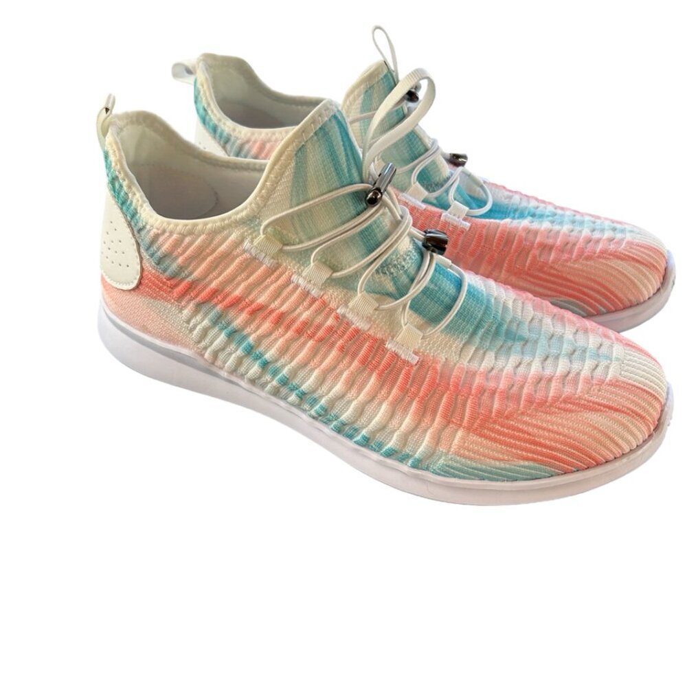 Women's Propet TravelBound Sneakers White/Peach Size: 9 New without tags or box